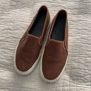 Keds Leather Slip On Shoes